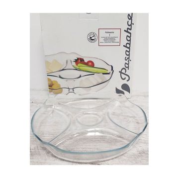 Paşabahçe Basic 25 cm Bölmeli Tabak