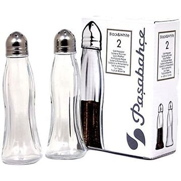 Paşabahçe Black And White 2'li 35 cc Tuzluk-Biberlik-Baharatlık