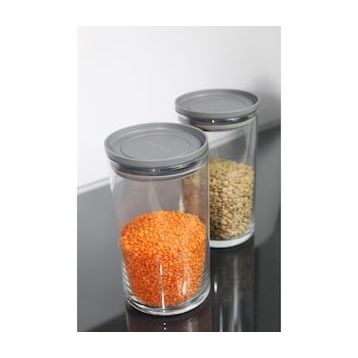 Paşabahçe Breakfast 2'li 730 cc Vakumlu Gri Kapaklı Kavanoz
