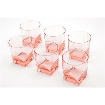 Paşabahçe Carre Pembe 6'lı Bardak