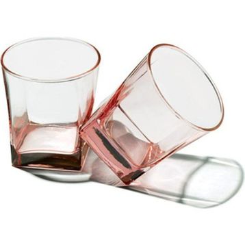 Paşabahçe Carre Pembe 6'lı Bardak