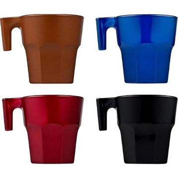 Paşabahçe Casablanca 4'lü Metalik 70 ml Espresso Fincan Seti