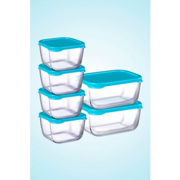 Paşabahçe Chefs Snowbox 6 Parça Cam Saklama Kabı