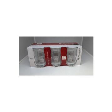 Paşabahçe Çiftebelli Damla Logo 6 Flexo 125 cc Çay Bardağı
