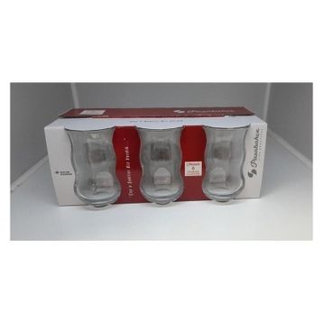 Paşabahçe Çiftebelli Damla Logo 6 Flexo 125 cc Çay Bardağı