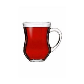 Paşabahçe Dem Kulplu 6'lı Çay Bardak