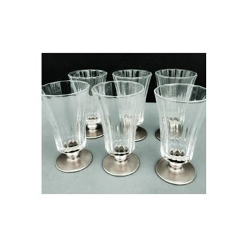 Paşabahçe Diamond Gümüş 6'lı Kahve Yanı Su Bardağı Takımı
