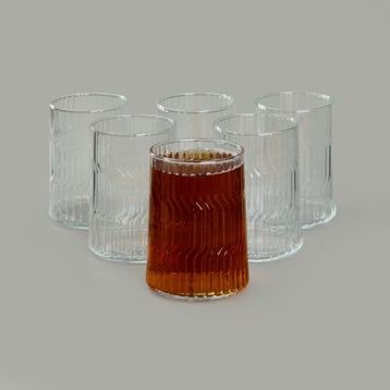 Paşabahçe Dunes Şeffaf 335 ml 6'lı Meşrubat ve Su Bardağı Seti