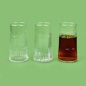 Paşabahçe Dunes Şeffaf 410 ml 3'lü Meşrubat ve Su Bardağı Seti