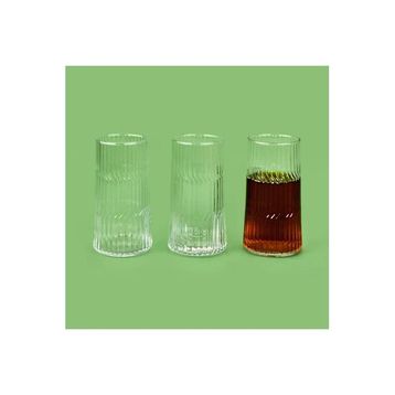 Paşabahçe Dunes Şeffaf 410 ml 3'lü Meşrubat ve Su Bardağı Seti
