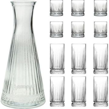 Paşabahçe Elysia 13 Parça Karafli Su Kokteyl Meşrubat Bardağı Seti