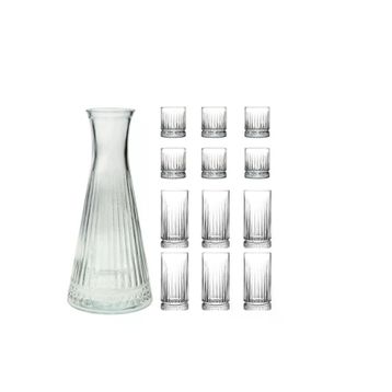 Paşabahçe Elysia 13 Parça Karafli Su Kokteyl Meşrubat Bardağı Seti
