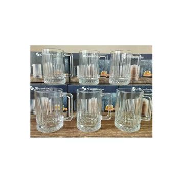 Paşabahçe Elysia 6 Lı Latte Cam Kulplu Kupa Bardak - Kupa Bardağı