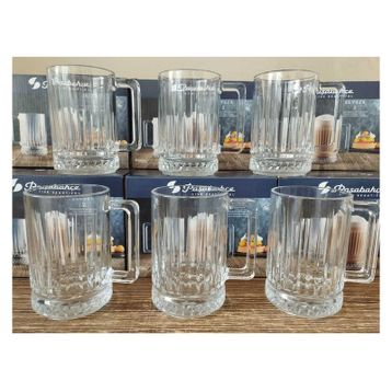 Paşabahçe Elysia 6 Lı Latte Cam Kulplu Kupa Bardak - Kupa Bardağı