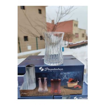 Paşabahçe Elysia 6'lı Kristal Çay Bardağı