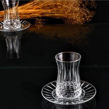 Paşabahçe Elysia Şeffaf 12 Parça Çay Bardak Seti