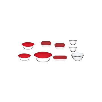 Paşabahçe Fırın ve Saklama Kapları 9 Parça Borcam Set