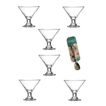 Paşabahçe Ice Ville 12 Parça Dondurma Kaşıklı Set Dondurma ve Tatlı Kasesi
