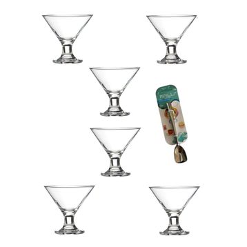 Paşabahçe Ice Ville 12 Parça Dondurma Kaşıklı Set Dondurma ve Tatlı Kasesi