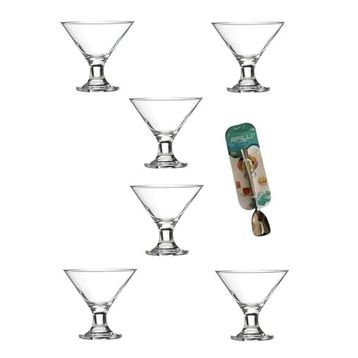 Paşabahçe Ice Ville 12 Parça Dondurma Kaşıklı Set Dondurma ve Tatlı Kasesi
