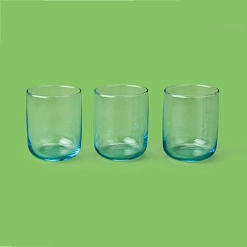 Paşabahçe İconic 3'lü Mavi 270 ml Su Bardağı Seti