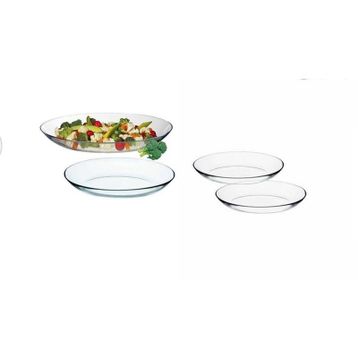 Paşabahçe İnvitation Oval Servis 4'lü Kayık Tabak