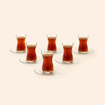 Paşabahçe Irmak 6 Kişilik 12 Parça Çay Takımı