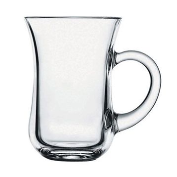 Paşabahçe Keyif Kulplu 6'lı Set Çay Bardağı