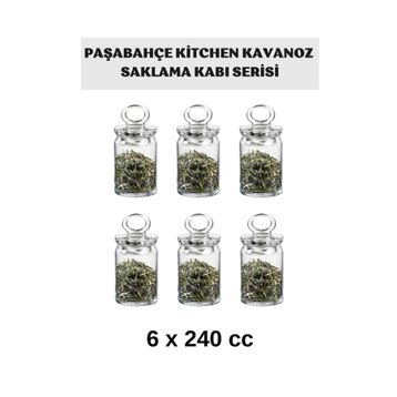 Paşabahçe Kitchen Cam Kavanoz Erzak Saklama Kabı