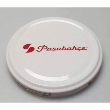 Paşabahçe Konserve 100 Adet Metal Beyaz Silikonlu Kavanoz Kapağı