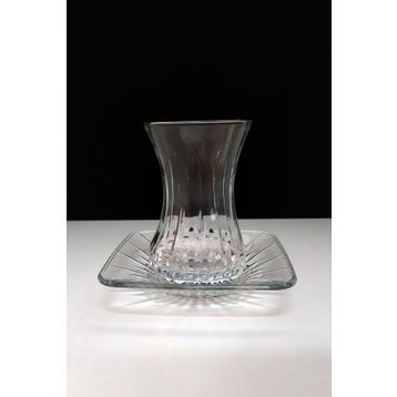 Paşabahçe Lizbon 6 Kişilik İncebelli Çay Bardağı