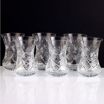 Paşabahçe Lizbon 6 Kişilik İncebelli Çay Bardağı