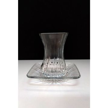 Paşabahçe Lizbon 6 Kişilik İncebelli Çay Bardağı