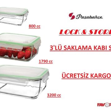Paşabahçe Lock Store 800 cc Saklama Kabı