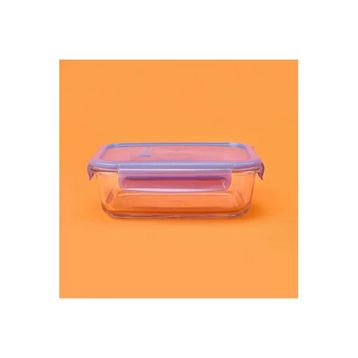 Paşabahçe Lockie Lock 1030 ml Şeffaf Mavi Saklama Kabı
