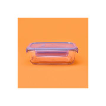 Paşabahçe Lockie Lock 1030 ml Şeffaf Mavi Saklama Kabı