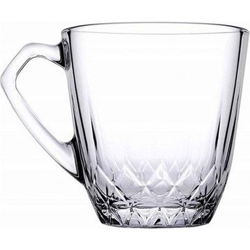 Paşabahçe Mercan 2'li Kulplu Çay Bardağı