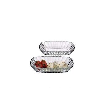 Paşabahçe Mezze 2'li Servis Tabağı