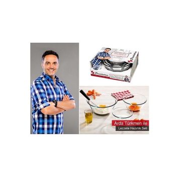 Paşabahçe P259035 4 Parça Arda Türkmen Hazırlık Seti Kase