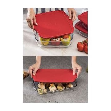 Paşabahçe Plastik Kapaklı 2 Adet 3850 cc-3200 cc Borcam