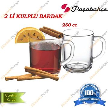 Paşabahçe Pub 2'li Kulplu Bardak