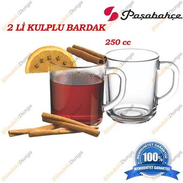 Paşabahçe Pub 2'li Kulplu Bardak