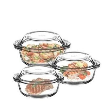 Paşabahçe Rotaflex Kapaklı Borcam Set