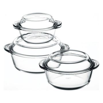 Paşabahçe Rotaflex Kapaklı Borcam Set