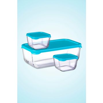 Paşabahçe Snow Box 3'lü Saklama Kabı Seti