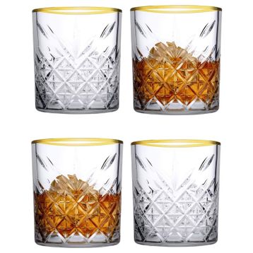 Paşabahçe Timeless Golden Touch 4'lü Viski Bardağı