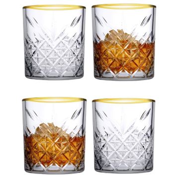 Paşabahçe Timeless Golden Touch 4'lü Viski Bardağı