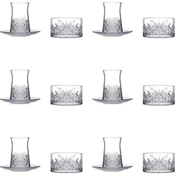 Paşabahçe Timeless Heybeli Model 18 Parça Çay Seti