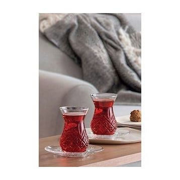 Paşabahçe Timeless Kesme Kristal 12 Parça Çay Bardağı Takımı