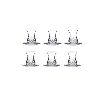 Paşabahçe Timeless Kesme Kristal 12 Parça Çay Bardağı Takımı